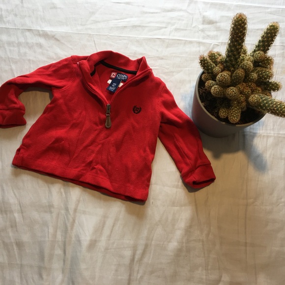 Chaps baby sweater with zip - Picture 2 of 5